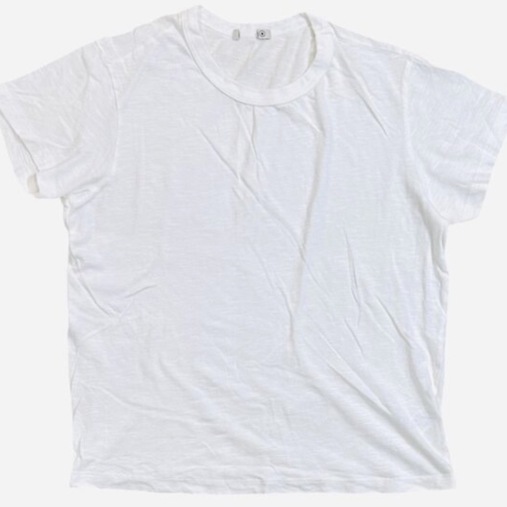 NWOT Buck Mason Women's Slub Cotton Classic Fit Easy Crew Made in USAT-Shirt